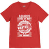 Aquarius Hated By Many Wanted By Plenty V-Neck Tee