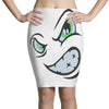 angry cartoon face Pencil Skirts
