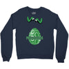 Preggosaurus Funny Crewneck Sweatshirt
