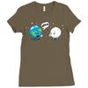oil spill Ladies Fitted T-Shirt
