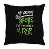 halloween nurses Throw Pillow
