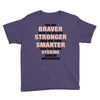 Braver Stronger Smarter Uterine Cancer Awareness Youth Tee