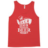 beer does not ask questions Tank Top
