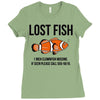 lost fish Ladies Fitted T-Shirt