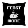 mens feast mode Throw Pillow
