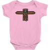 peter pan  indians logo Baby Onesie