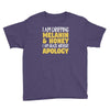 black without apology Youth Tee