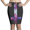 inverted galaxy cross funny  religion banter space fashion new Pencil Skirts