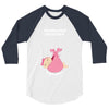Estimated Delivery September Baby Girl 3/4 Sleeve Shirt