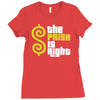 the paisa is right Ladies Fitted T-Shirt