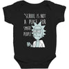 not for smart people Baby Bodysuit