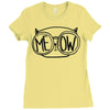 meow cat Ladies Fitted T-Shirt