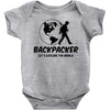 Backpacker Let's Explore The World Baby Bodysuit