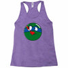 who watches the pizza Racerback Tank