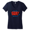 comic bam Women's V-Neck T-Shirt