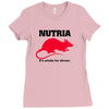 nutria its whats for dinner Ladies Fitted T-Shirt