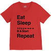 loop detected V-Neck Tee