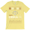santa libra christmas ugly t shirts T-Shirt
