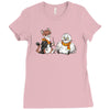 the owl and the weasel Ladies Fitted T-Shirt