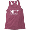 milf man i love fishing funny porn fisherman cool Racerback Tank