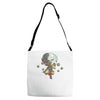 overwatch zenyatta cute spray Adjustable Strap Totes