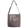 if you're happy clap your hands Adjustable Strap Totes