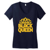 black queen Women's V-Neck T-Shirt