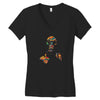 Gas Mask Women's V-Neck T-Shirt