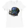 predator chest Ladies Fitted T-Shirt