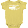 genuine interest loading failed humorous parody insult rude himym fuun Baby Onesie