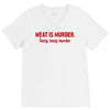meat is murder V-Neck Tee