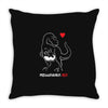 pregnant rex Throw Pillow