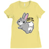 kiss my soft ass Ladies Fitted T-Shirt