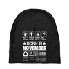 Born In November Baby Beanies