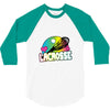 neon lacrosse 3/4 Sleeve Shirt