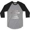 i can't keep calm because i have anxiety 3/4 Sleeve Shirt