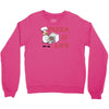 pizza is love pizza is life Crewneck Sweatshirt