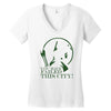 arrow you have failed this city tv series quote black white cotton t s Women's V-Neck T-Shirt