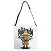 stay squirrely Adjustable Strap Totes