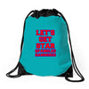 star spangled hammered Drawstring Bags