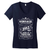 Vintage Aged To Perfection 1992 Women's V-Neck T-Shirt
