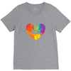 Rainbow Equality Heart V-Neck Tee