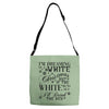 i'm dreaming of a white christmas but if the white runs out i'll drin Adjustable Strap Totes