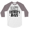 happy father day greeting 3/4 Sleeve Shirt