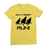 run forest run Ladies Fitted T-Shirt