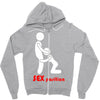 sex 1 kamasutra humor simpatica divertente sesso mitiche Zipper Hoodie