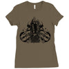 old schol Ladies Fitted T-Shirt