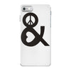 peace and love tshirt party heart tee no war stoner hippie sign ladies iPhone 7 Case