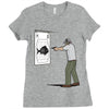 practice range Ladies Fitted T-Shirt