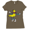 banana wobbler Ladies Fitted T-Shirt